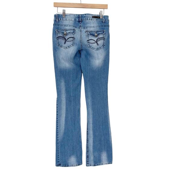 Vintage LEI Ashley Low Rise Boot Cut Jeans Sz 9 - Picture 5 of 5